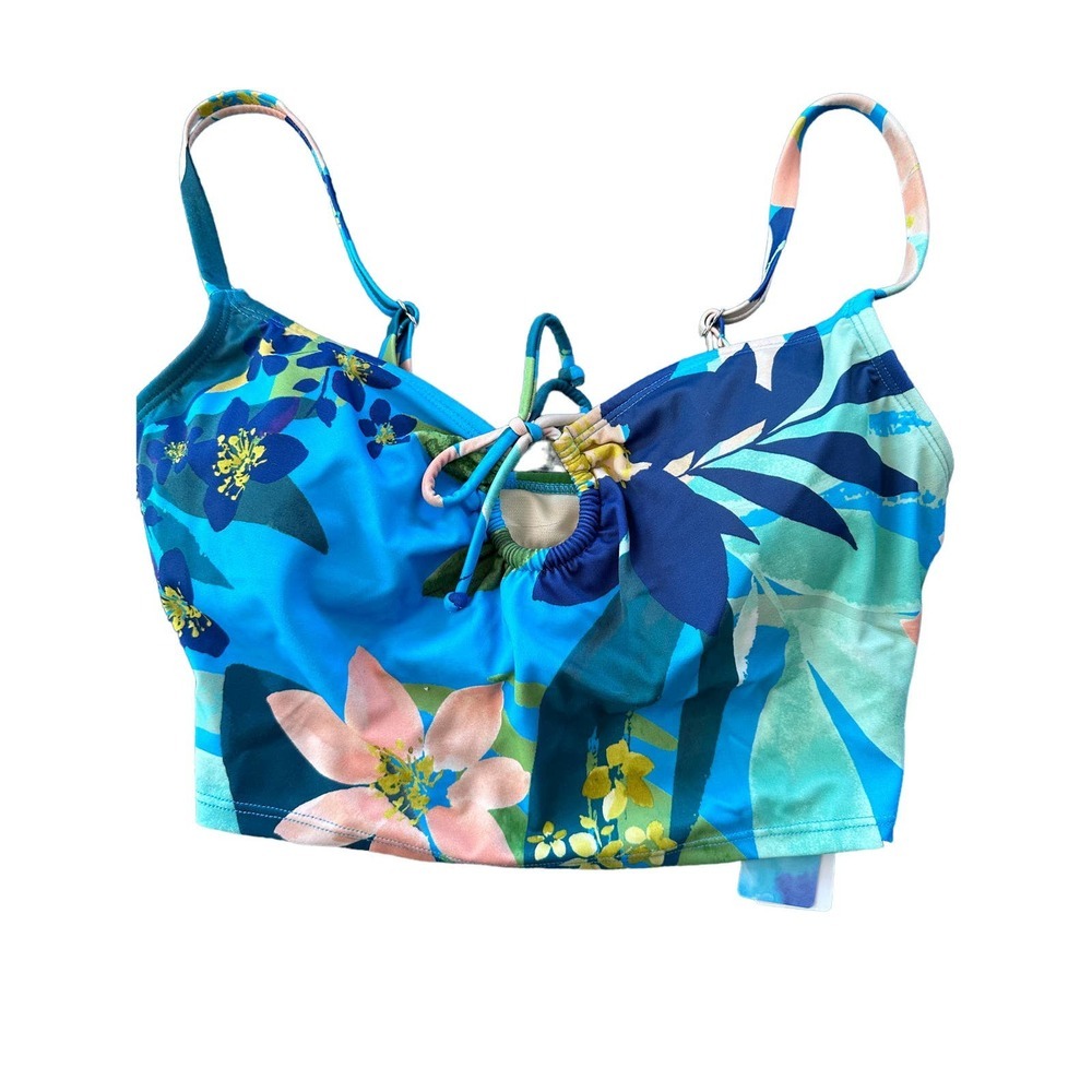 NWT Beach Betty by Miracle Brands Swim Top Size S